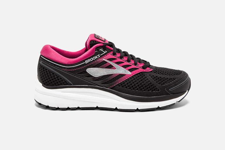 Brooks Addiction 13 Road Running Shoes - Women's - Grey (67854-RFKL)